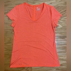 Old Navy Women’s Active | Go-Dry Semi-Fitted Workout Tee | Orange | M
